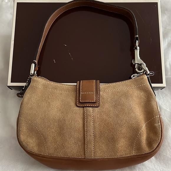 Coach Tan Suede mini Bag - Picture 2 of 7
